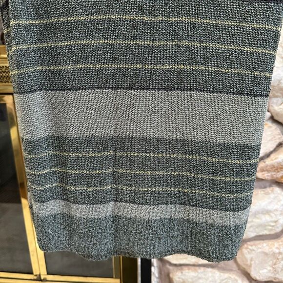 Sigrid Olsen women’s knitted stripe tank sweater - Picture 5 of 9